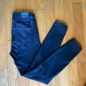 American Eagle Women’s Hi-Rise Jeggings Skinny Jeans, Black, Size 4